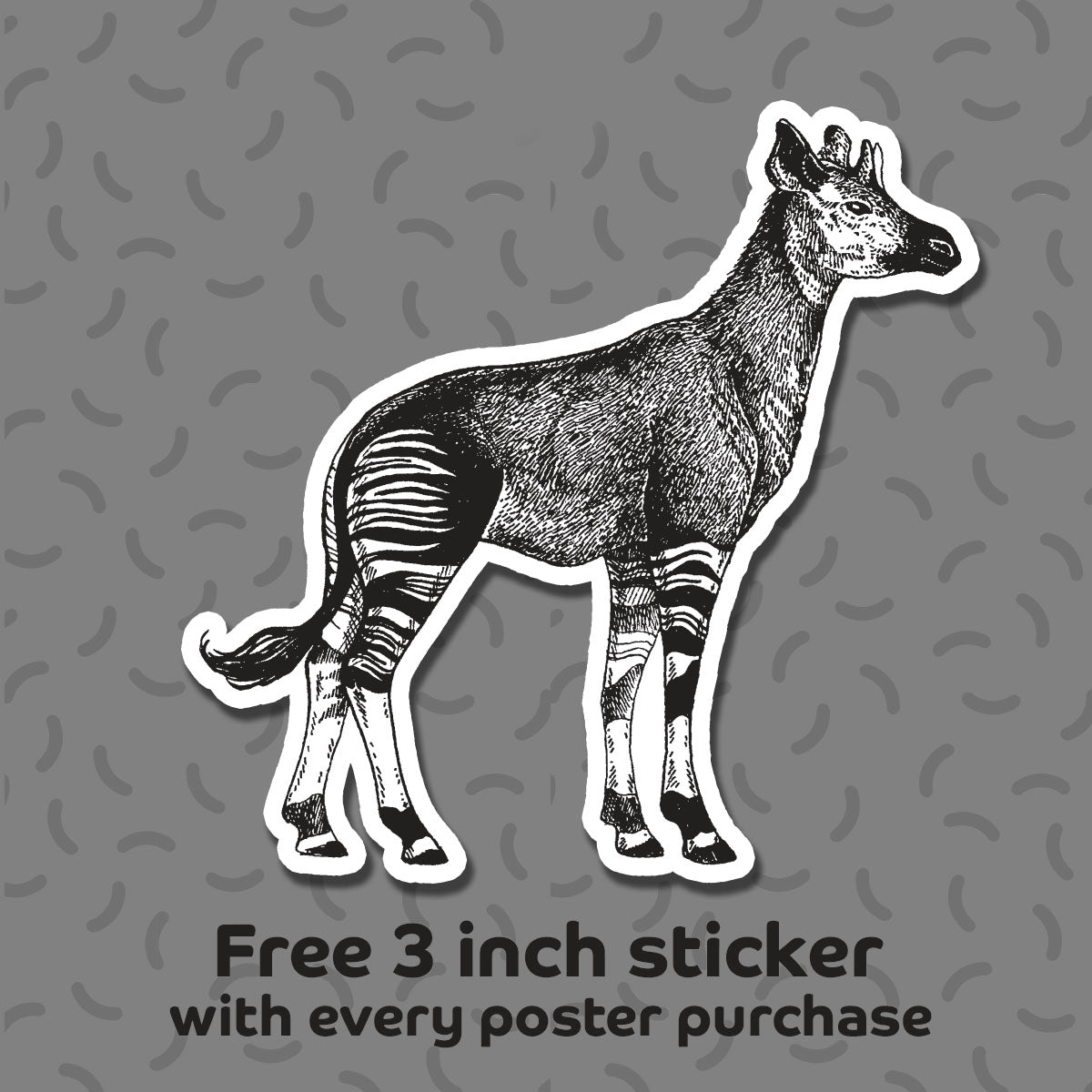 Okapi Posters and Art Prints for Sale