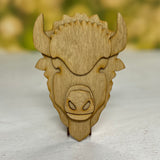 Bison Shelf Bust