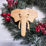 African Elephant Bust Ornament