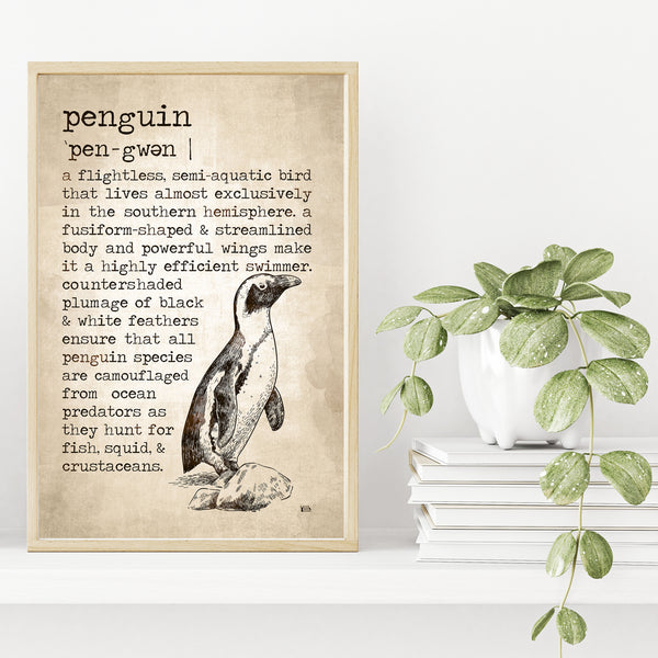 Penguin Definition Poster