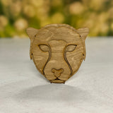 Cheetah Shelf Bust