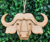 Cape Buffalo Bust Ornament