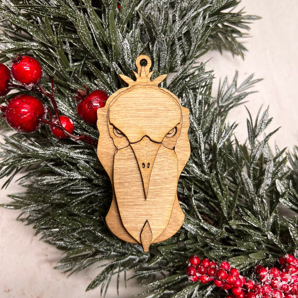 Shoebill Bust Ornament