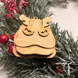 Hippo Bust Ornament