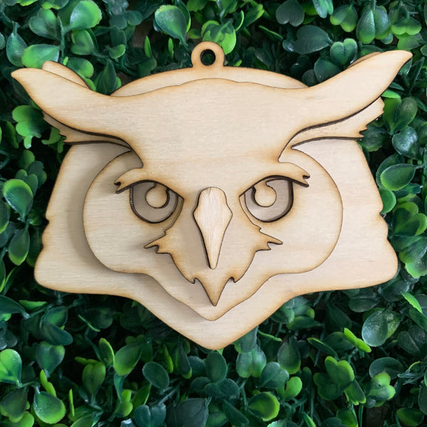 Owl Bust Ornament