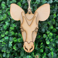 Okapi Bust Ornament