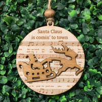 Santa Claus Is Comin' To Town Ornament