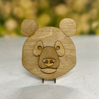 Giant Panda Bear Shelf Bust