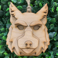 Lynx Bust Ornament