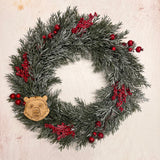 Grizzly Bear Bust Ornament