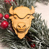 Bison Bust Ornament