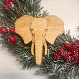 African Elephant Bust Ornament
