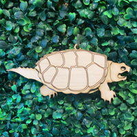 Turtle Bust Ornament