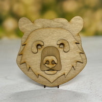 Grizzly Bear Shelf Bust