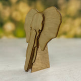 African Elephant Shelf Bust