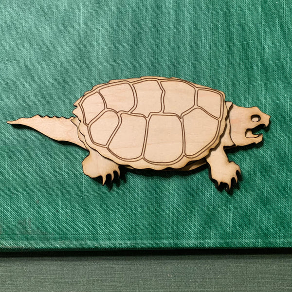 Turtle Bust Ornament