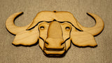 Cape Buffalo Bust Ornament