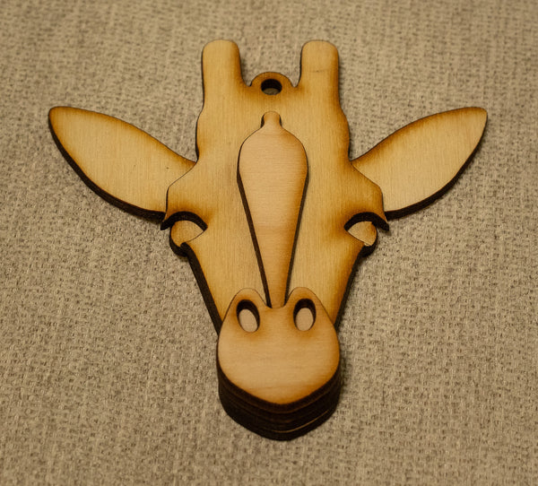 Giraffe Bust Ornament