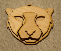 Cheetah Bust Ornament