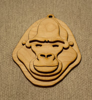 Gorilla Bust Ornament