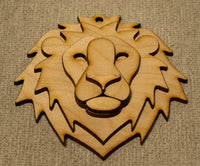 Lion Bust Ornament