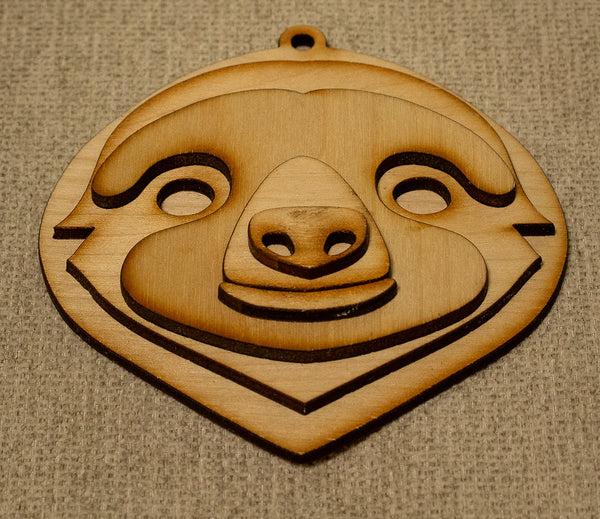 Sloth Bust Ornament