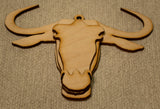 Wildebeest Bust Ornament
