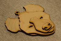 Hyena Bust Ornament