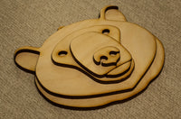 Polar Bear Bust Ornament