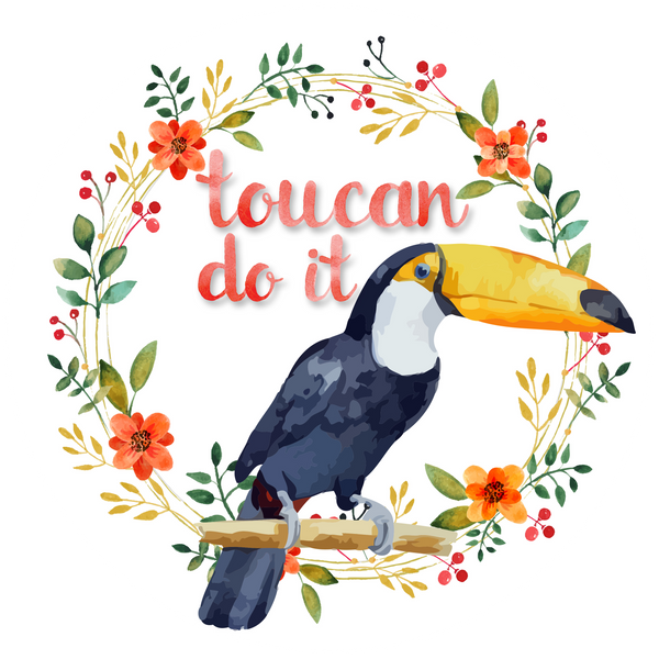"Toucan Do It" Sticker