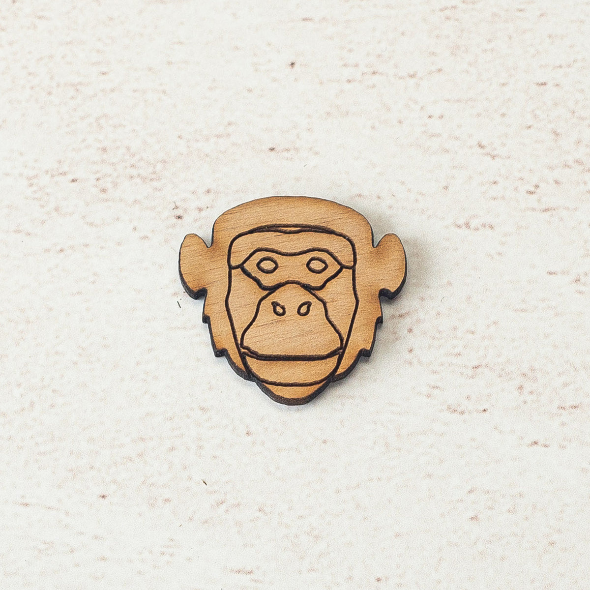 Micro Chimpanzee Bust – Rack and Plume