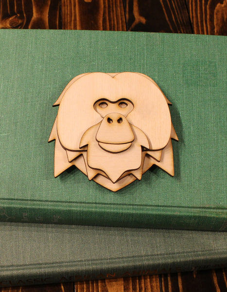 Mini Orangutan Bust