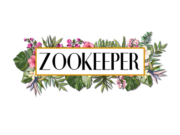 Zookeeper Floral Sticker